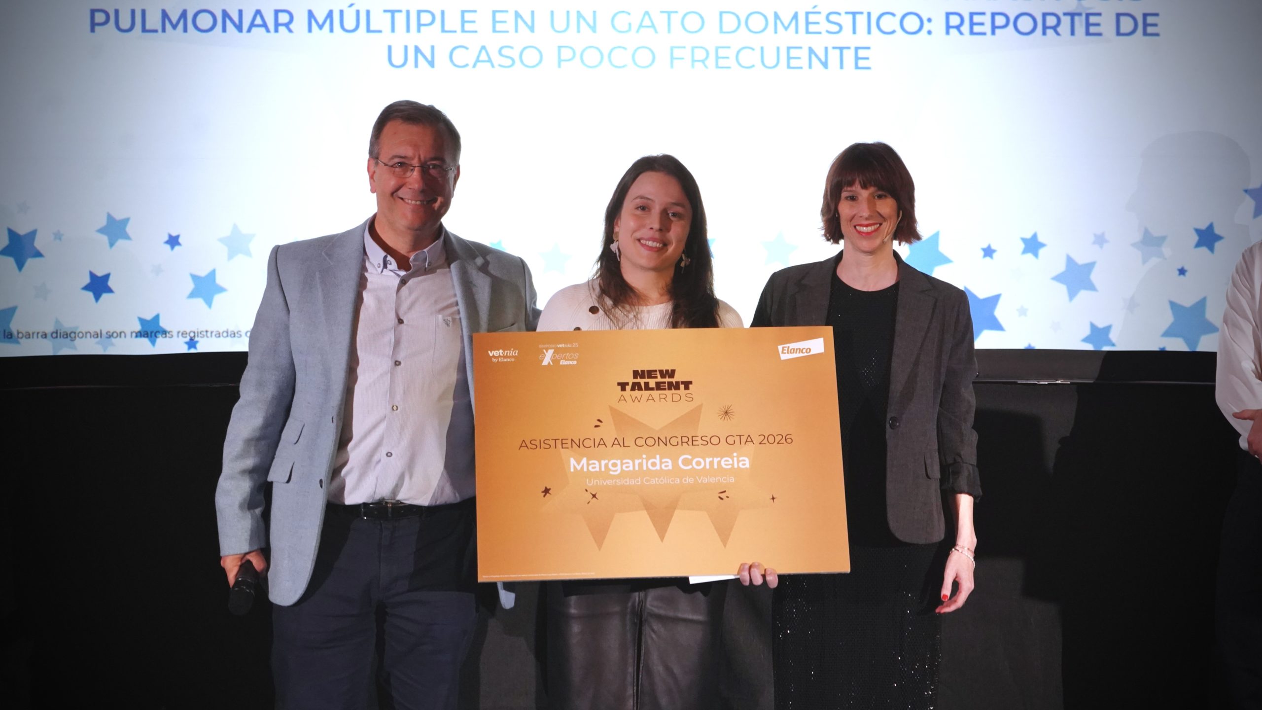 Ganadora de los New Talents Awards