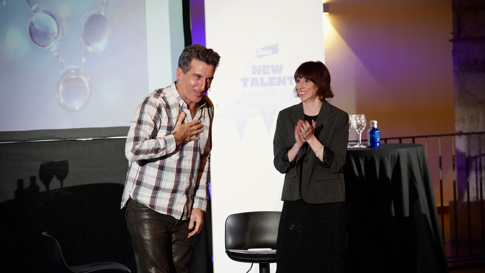 Luis Zahera en los New Talents Awards